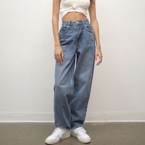 NWT BDG HIGH WAIST BAGGY JEAN- TINTED DENIM